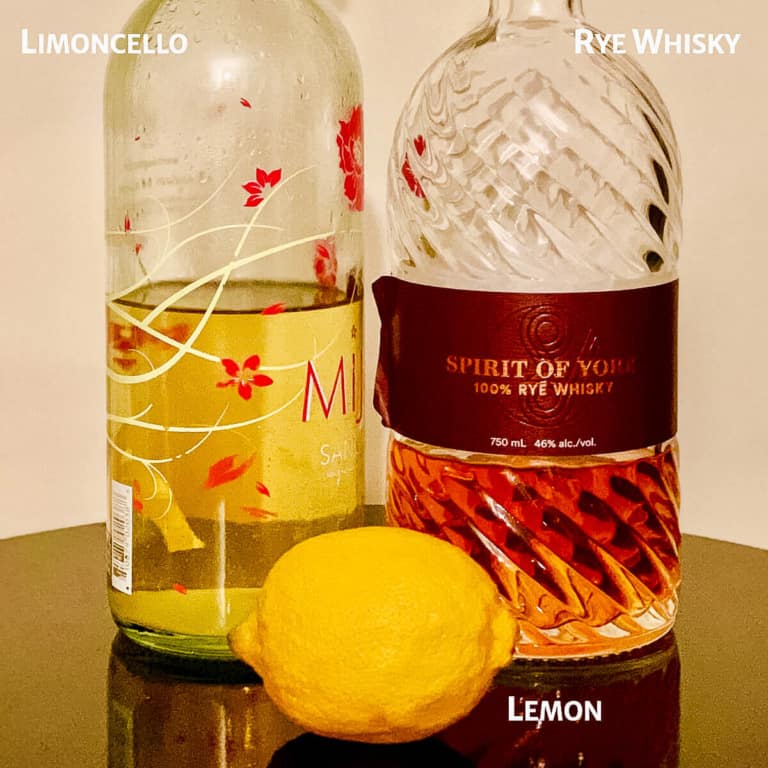 Limoncello Rye Whiskey Sour Cocktail Scotch & Scones