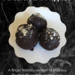 Tiramisu Truffles Pinterest banner.