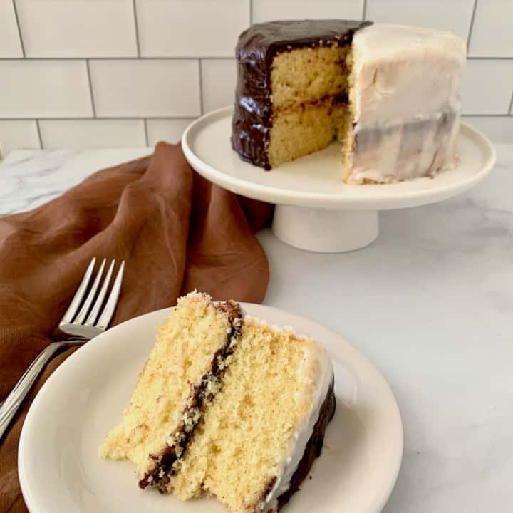 Black and White Cookie Cake Scotch & Scones