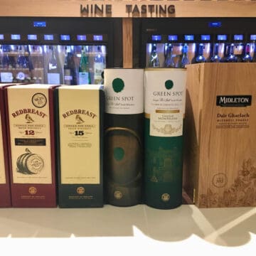 Midleton Irish Whiskey lineup of bottle sleeves.