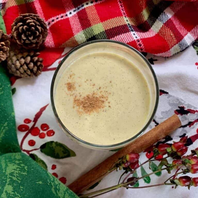 Traditional Homemade Eggnog Scotch & Scones