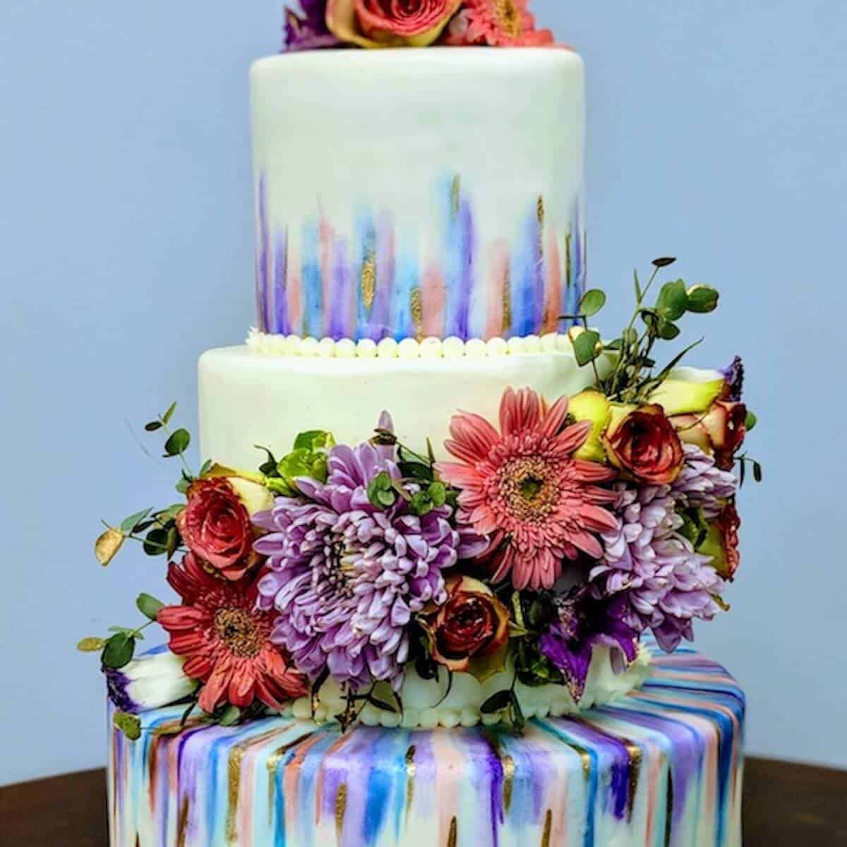DIY Wedding Cake with Marshmallow Fondant Scotch Scones