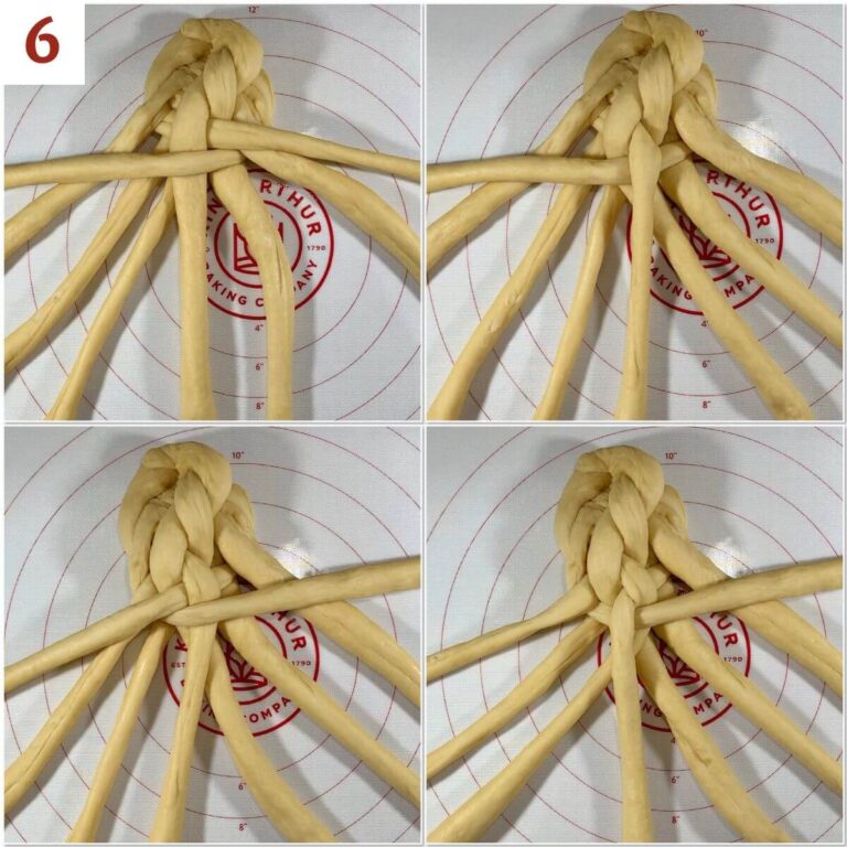 How to Braid an Eight Strand Challah Two Ways Scotch & Scones